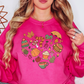 Fall Doodle Heart Sweatshirt | Falling For You Collection | Unique Gifts for Family Friends