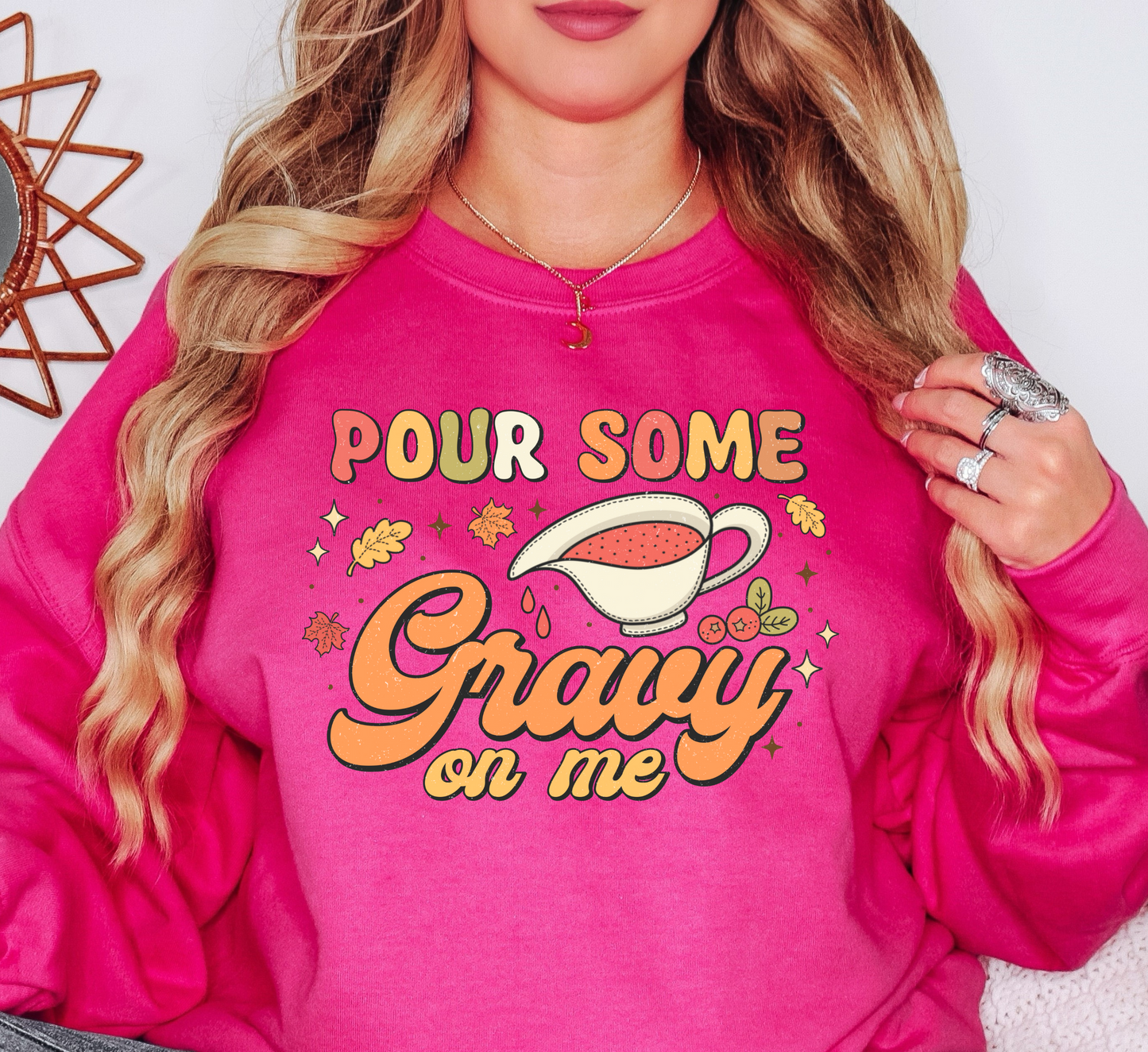 Pour Some Gravy On Me Sweatshirt | Harvest Joy Collection | Unique Gifts for Family Friends