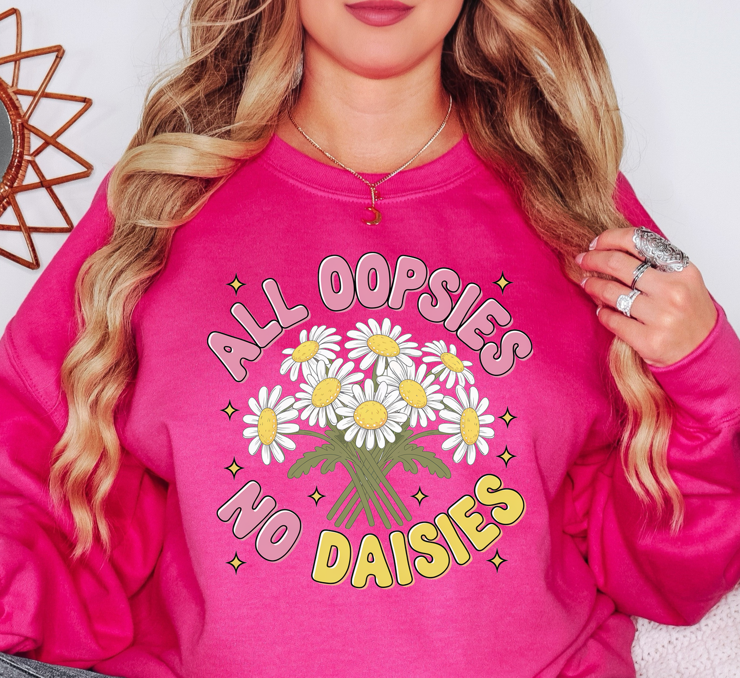 Oops Daisy Sweatshirt | Spring Fling Collection | Unique Gifts for Family Friends
