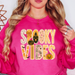 Spooky Vibes Preppy Sweatshirt | Boo-tiful Vibes Collection | Unique Gifts for Family Friends