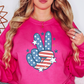 USA Peace Hand Sweatshirt | Stars and Stripes Collection | Unique Gifts for Family and Friends