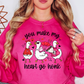 Goose Heart Go Honk Sweatshirt | XoXo Love Collection | Unique Gifts for Family Friends