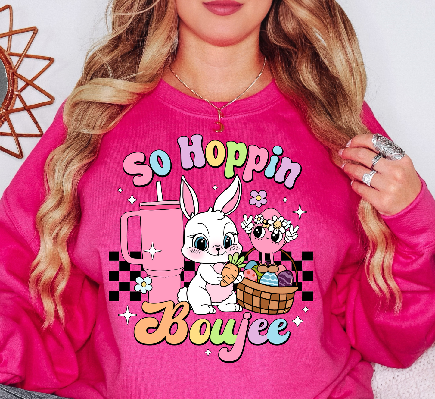 So Hoppin Boujee Sweatshirt | Hoppin' Into Spring Collection | Unique Gifts for Family Friends