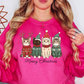 Meowy Cat Christmas Sweatshirt | Pawsitive Vibes Collection | Unique Gifts for Family and Friends