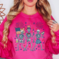 Patriotic Skeletons Sweatshirt | Stars and Stripes Collection | Unique Gifts for Family and Friends