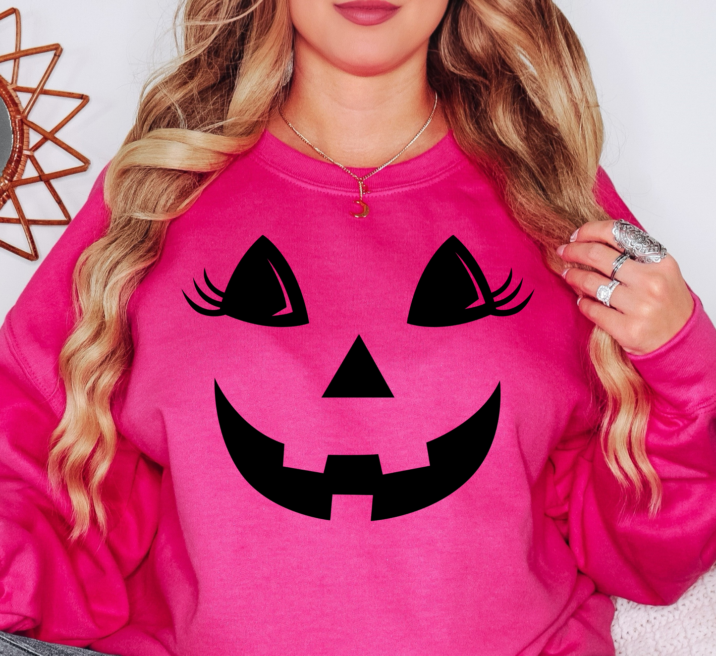 Cutie Jack O' Lantern Sweatshirt | Boo-tiful Vibes Collection | Unique Gifts for Family Friends