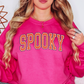 Spooky Varsity Sweatshirt | Boo-tiful Vibes Collection | Unique Gifts for Family Friends