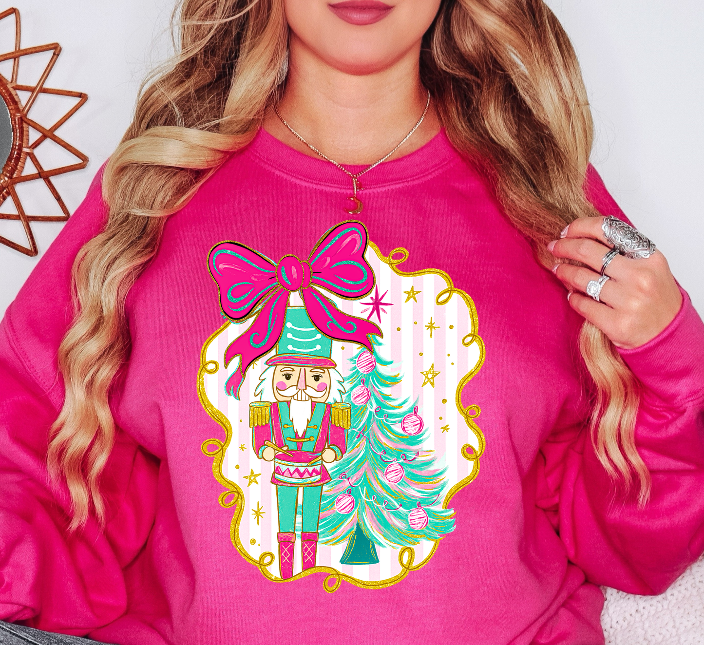Colorful Nutcracker Sweatshirt | Tis The Season Collection | Unique Gifts for Family Friends
