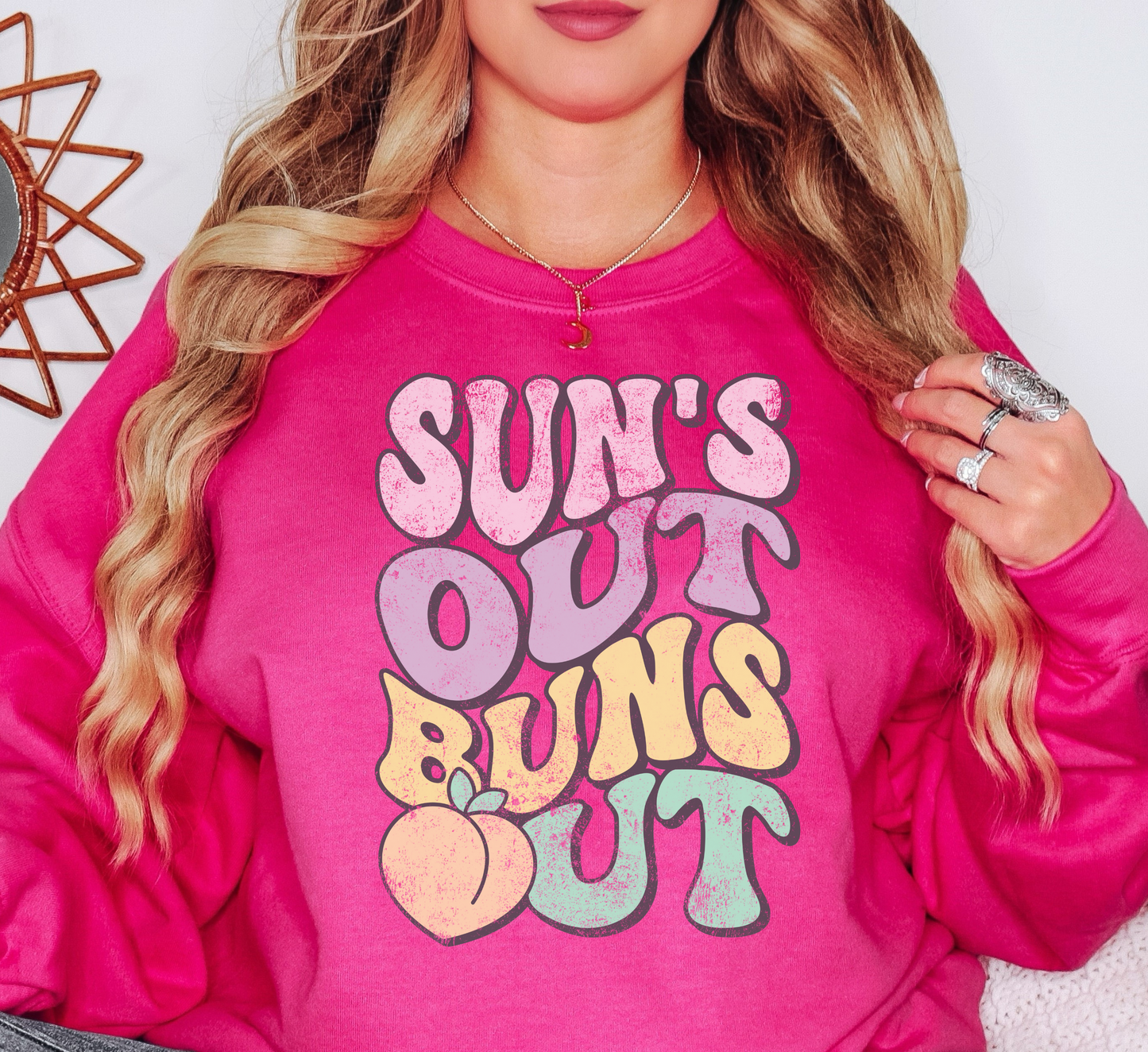 Suns Out Buns Out Sweatshirt | Beach Breeze Collection | Unique Gifts for Family Friends