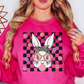 Bandana Glasses Bubblegum Sweatshirt | Hoppin' Into Spring Collection | Unique Gifts for Family Friends