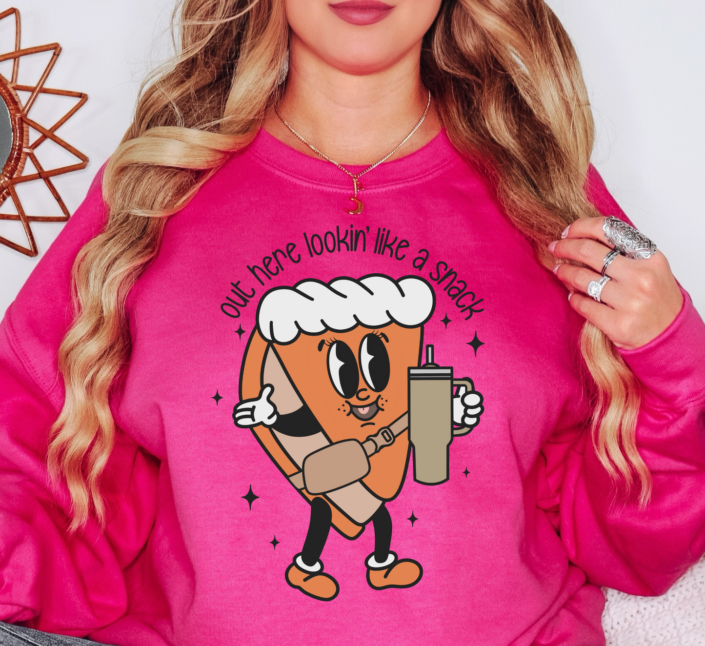 Out Here Lookin Like A Snack Pie Sweatshirt | Harvest Joy Collection | Unique Gifts for Family Friends