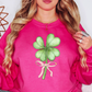 Bow and Shamrock Sweatshirt | Feeling Lucky Collection | Unique Gifts for Family Friends