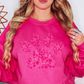 Pink Pet Paw Sweatshirt | Pawsitive Vibes Collection | Unique Gifts for Family and Friends