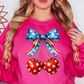 Cherry Cute Bow Sweatshirt | Stars and Stripes Collection | Unique Gifts for Family and Friends