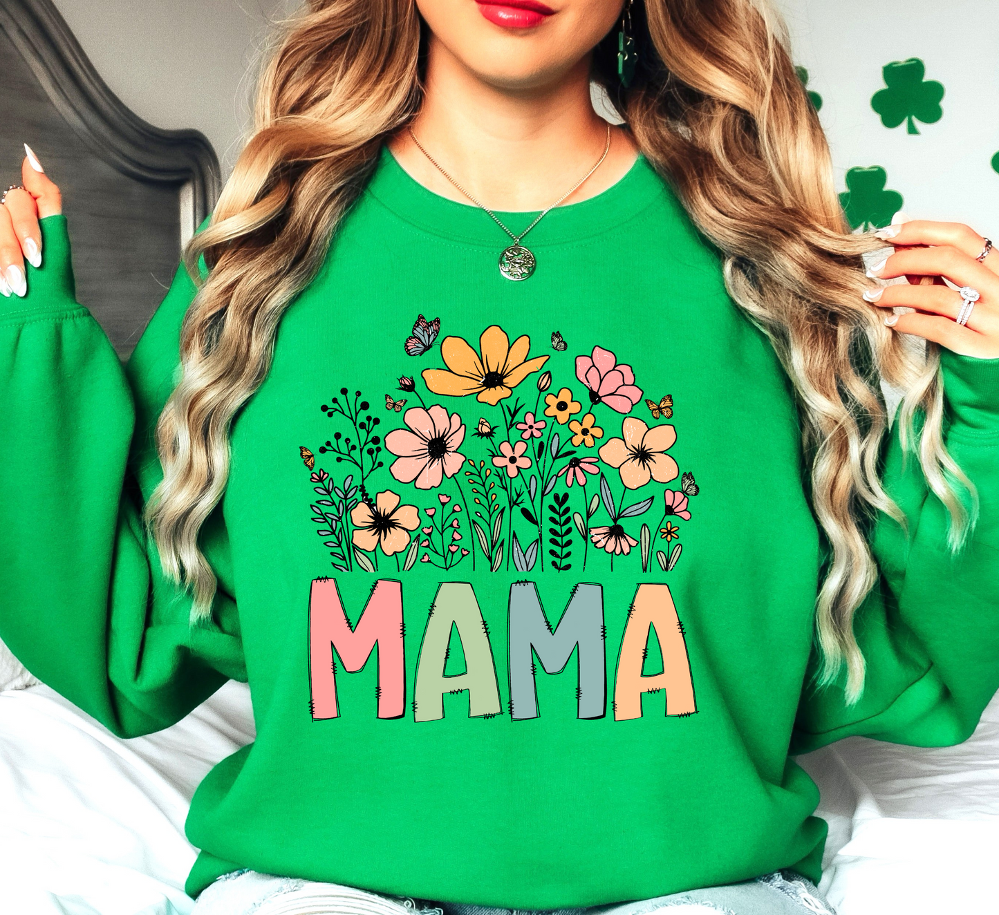 Mama Wildflowers Sweatshirt | Mama Mode Activated Collection | Unique Gifts for Family Friends