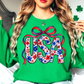 Floral Coquette USA Sweatshirt | Stars and Stripes Collection | Unique Gifts for Family and Friends