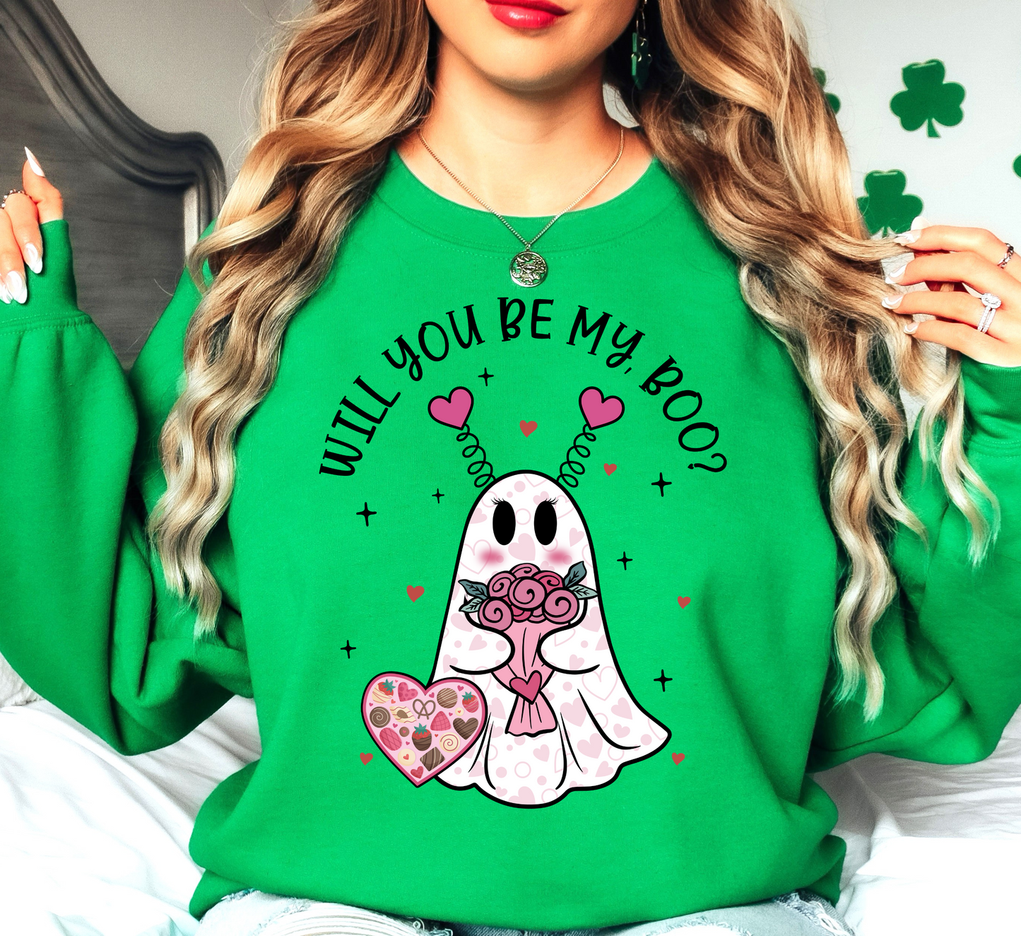 Will You Be My Boo? Sweatshirt | XoXo Love Collection | Unique Gifts for Family Friends