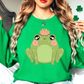 Spring Frog Sweatshirt | Spring Fling Collection | Unique Gifts for Family Friends