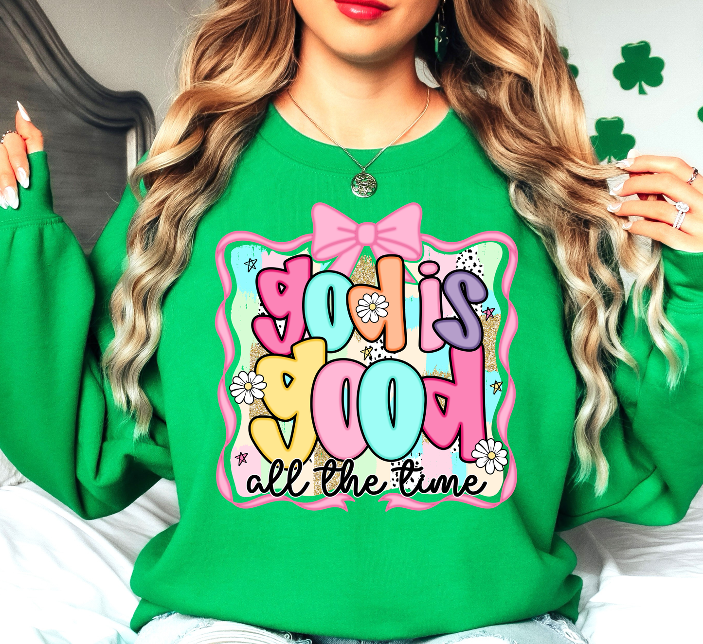 God is Good (All The Time) Sweatshirt | Walk By Faith Collection | Unique Gifts for Family and Friends