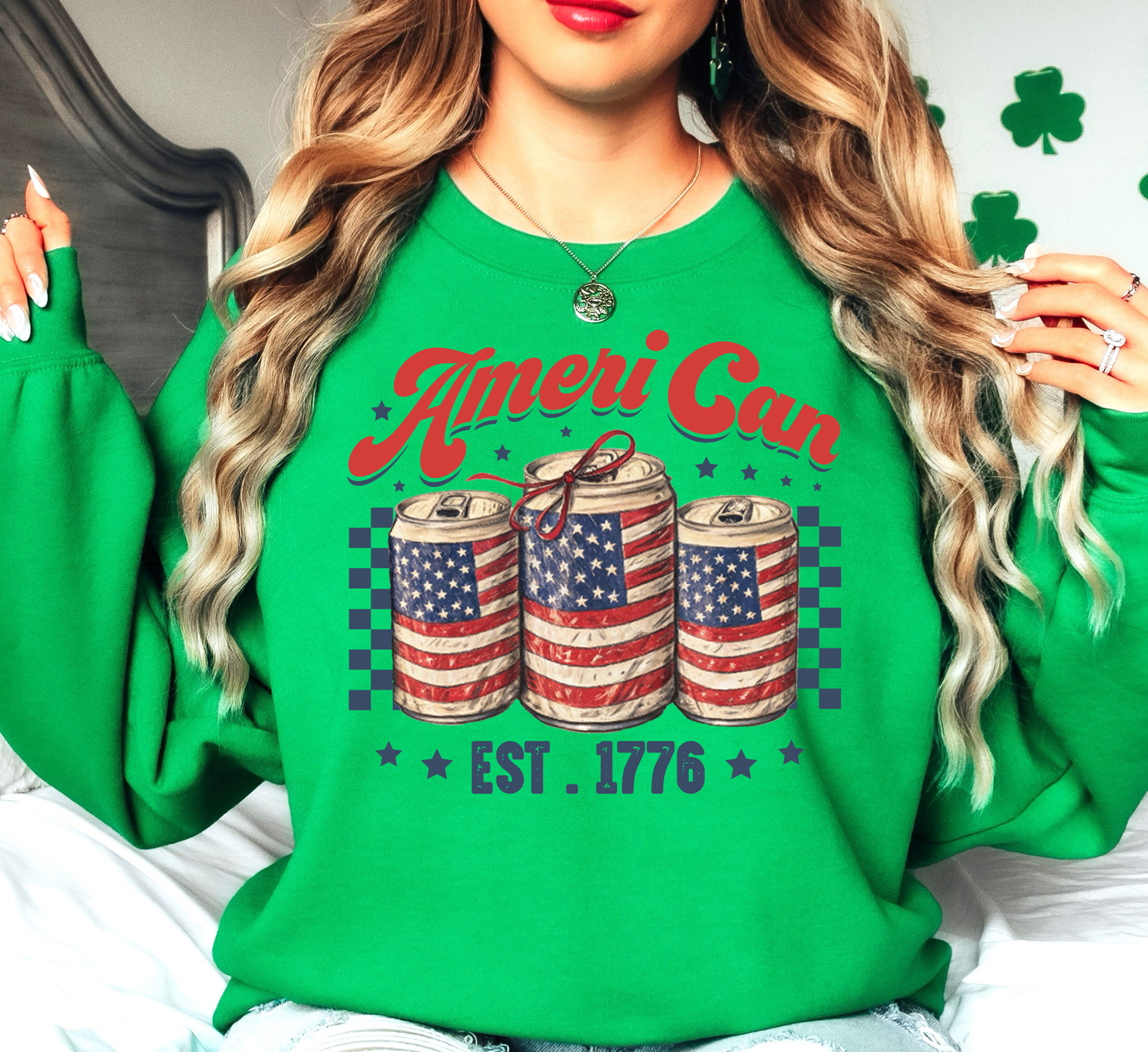 Ameri Can Sweatshirt | Stars and Stripes Collection | Unique Gifts for Family and Friends