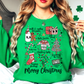 Merry Xmas Doodles Sweatshirt | Tis The Season Collection | Unique Gifts for Family Friends