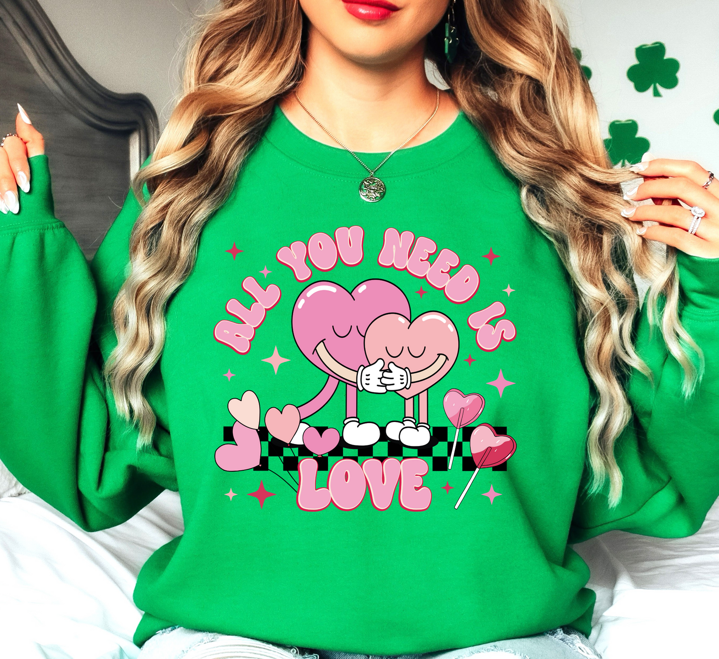 All You Need Is Love Sweatshirt | XoXo Love Collection | Unique Gifts for Family Friends