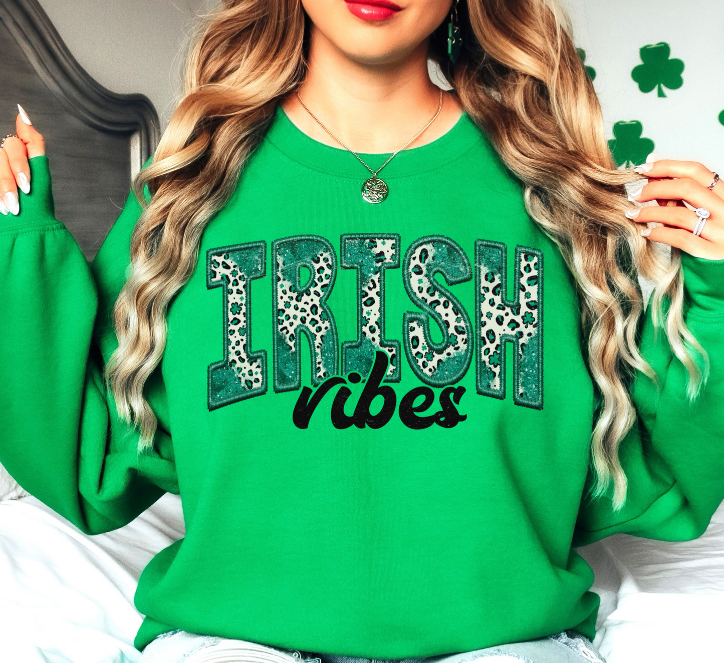 Irish Vibes Sweatshirt | Feeling Lucky Collection | Unique Gifts for Family Friends