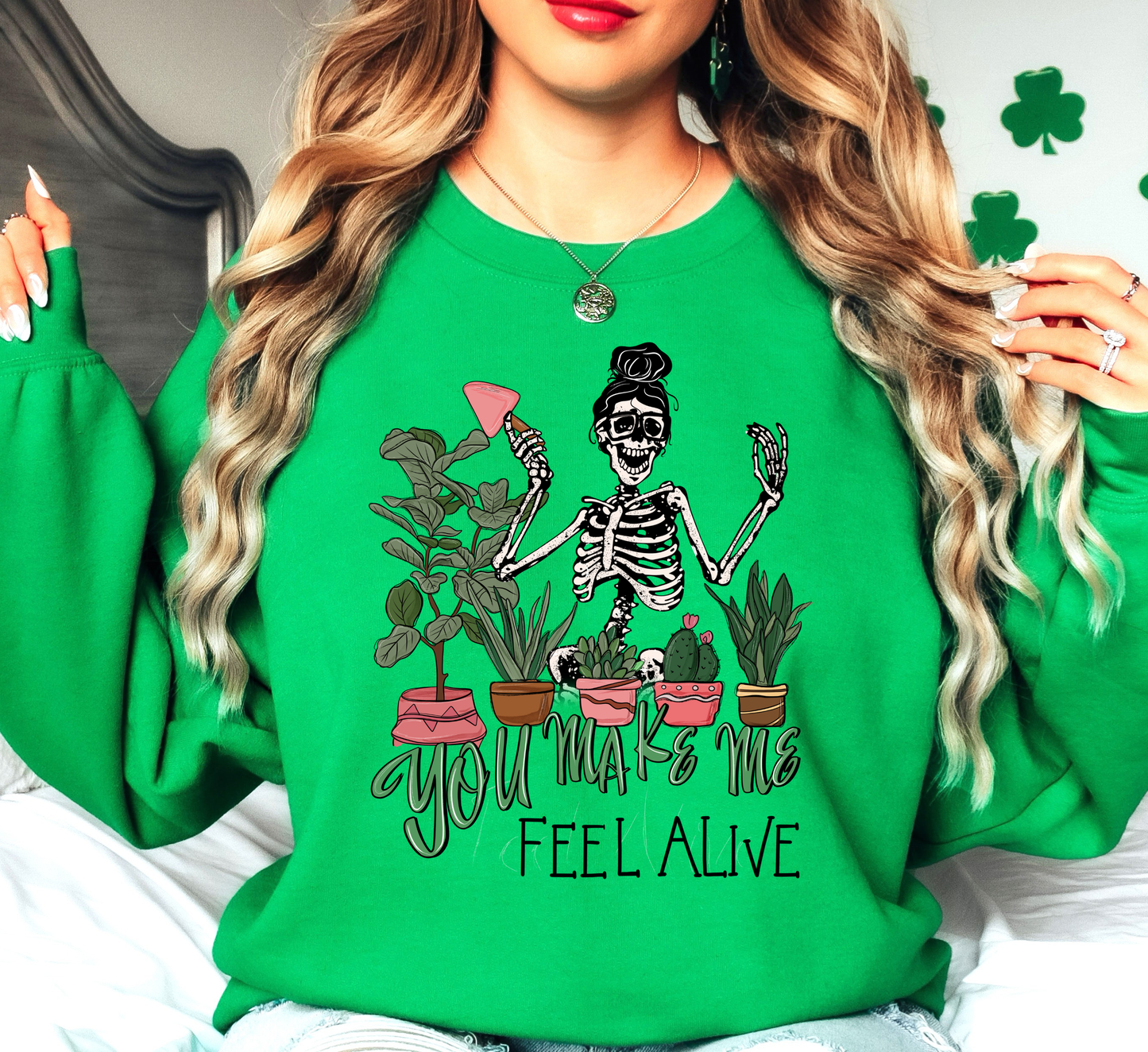 Feel Alive Plants Sweatshirt | Spring Fling Collection | Unique Gifts for Family Friends