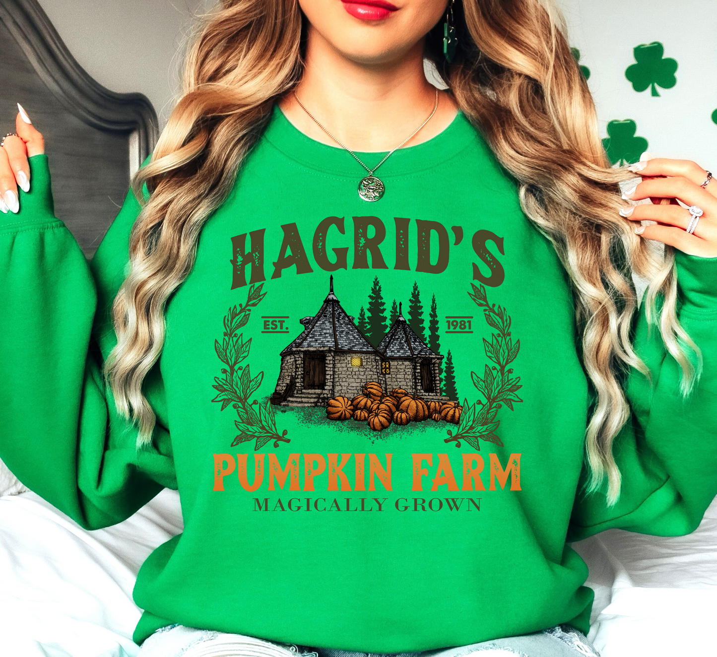 Hagrid's Pumpkin Farm Sweatshirt | Boo-tiful Vibes Collection | Unique Gifts for Family Friends