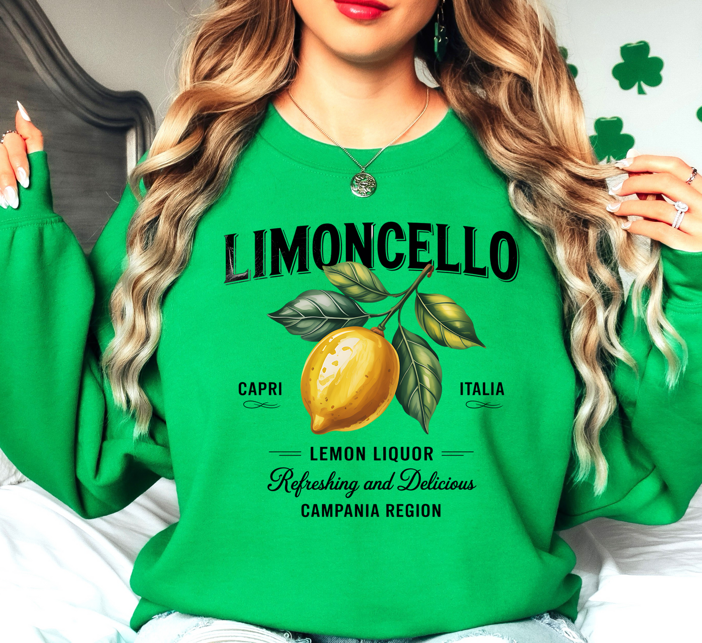 Limoncello Sweatshirt | Groovy Vibes Collection | Unique Gifts for Family and Friends