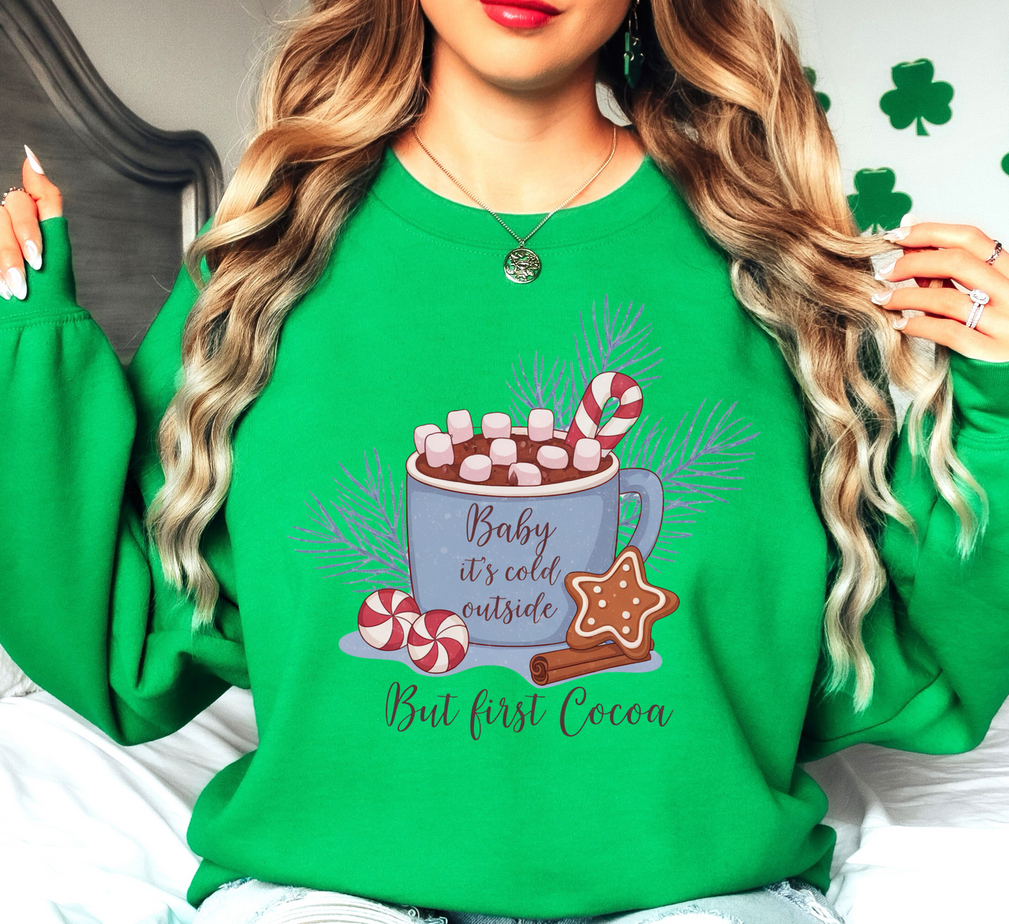 Baby Its Cold Outside Sweatshirt | Frosty Chic Collection | Unique Gifts for Family Friends
