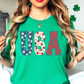 Floral USA Tee | Stars and Stripes Collection | Unisex Pre-Shrunk T-Shirt