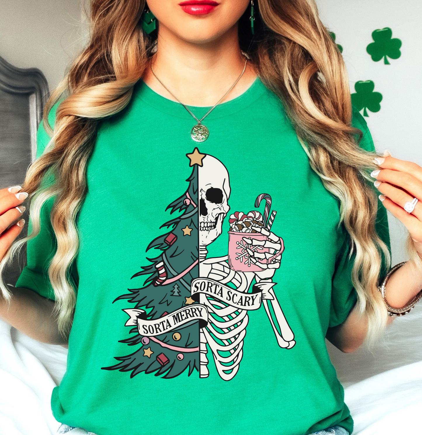 Sorta Merry Sorta Scary Tee | Tis The Season Collection | Unisex Pre-Shrunk T-Shirt