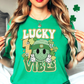 Retro Lucky Vibes Tee | Feeling Lucky Collection | Unisex Pre-Shrunk T-Shirt