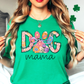Colorful Dog Mama Tee | Pawsitive Vibes Collection | Unisex Pre-Shrunk T-Shirt