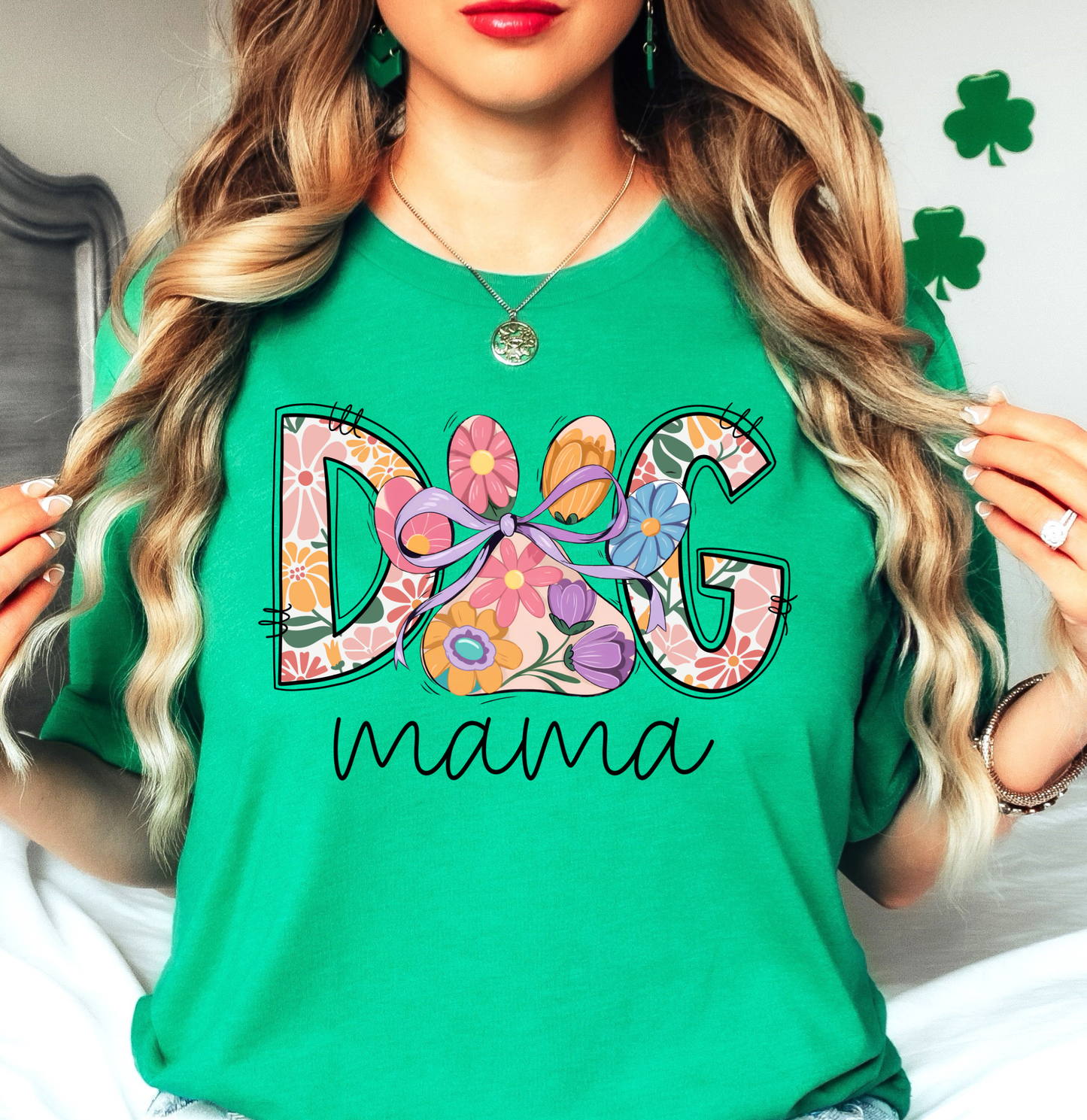 Colorful Dog Mama Tee | Pawsitive Vibes Collection | Unisex Pre-Shrunk T-Shirt