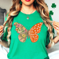 Two Tone Floral Butterfly Tee | Spring Fling Collection | Unisex Pre-Shrunk T-Shirt
