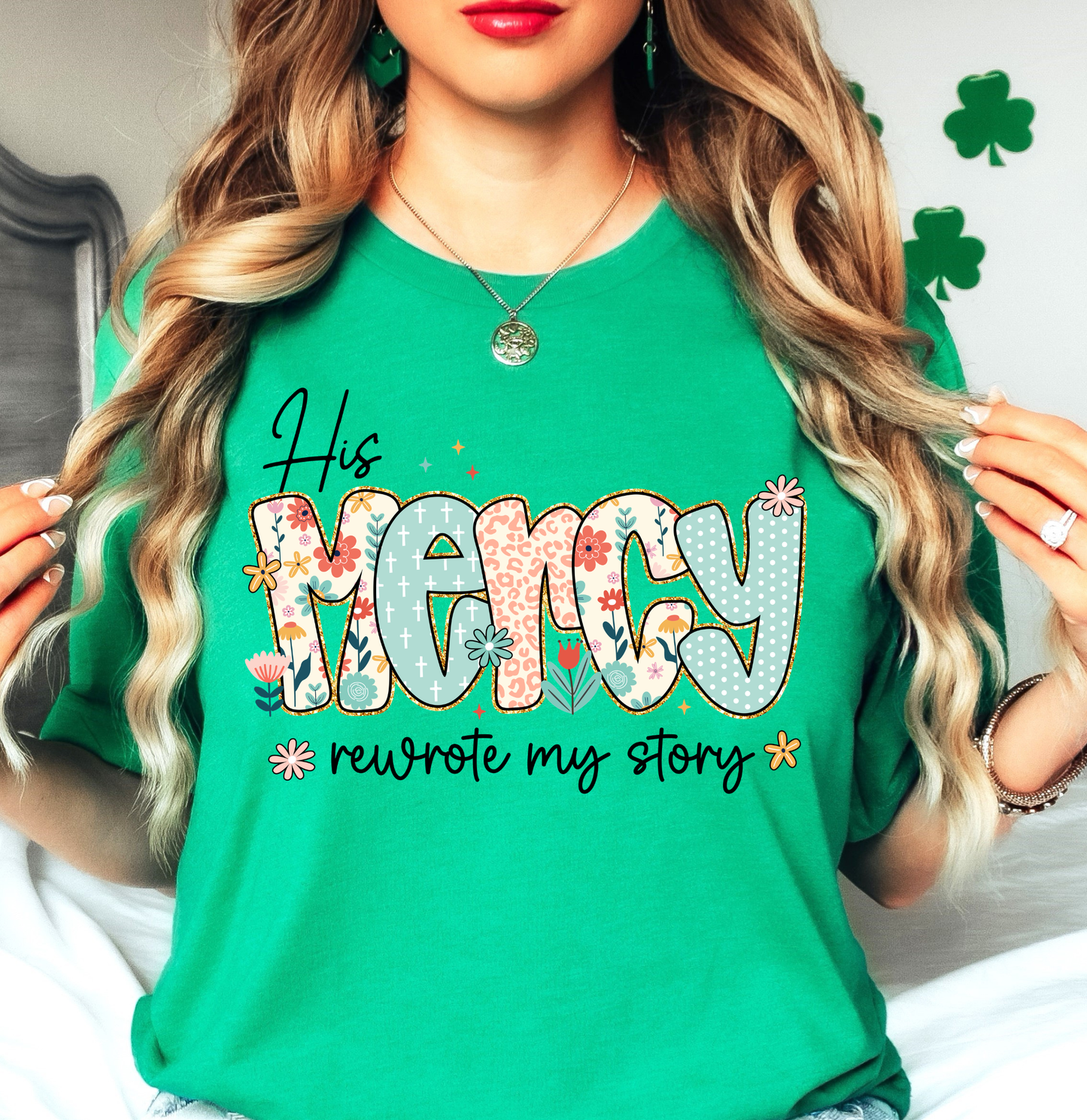 His Mercy Rewrote My Story Tee | Walk By Faith Collection | Unisex Pre-Shrunk T-Shirt