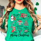 Merry Xmas Doodles Tee | Tis The Season Collection | Unisex Pre-Shrunk T-Shirt