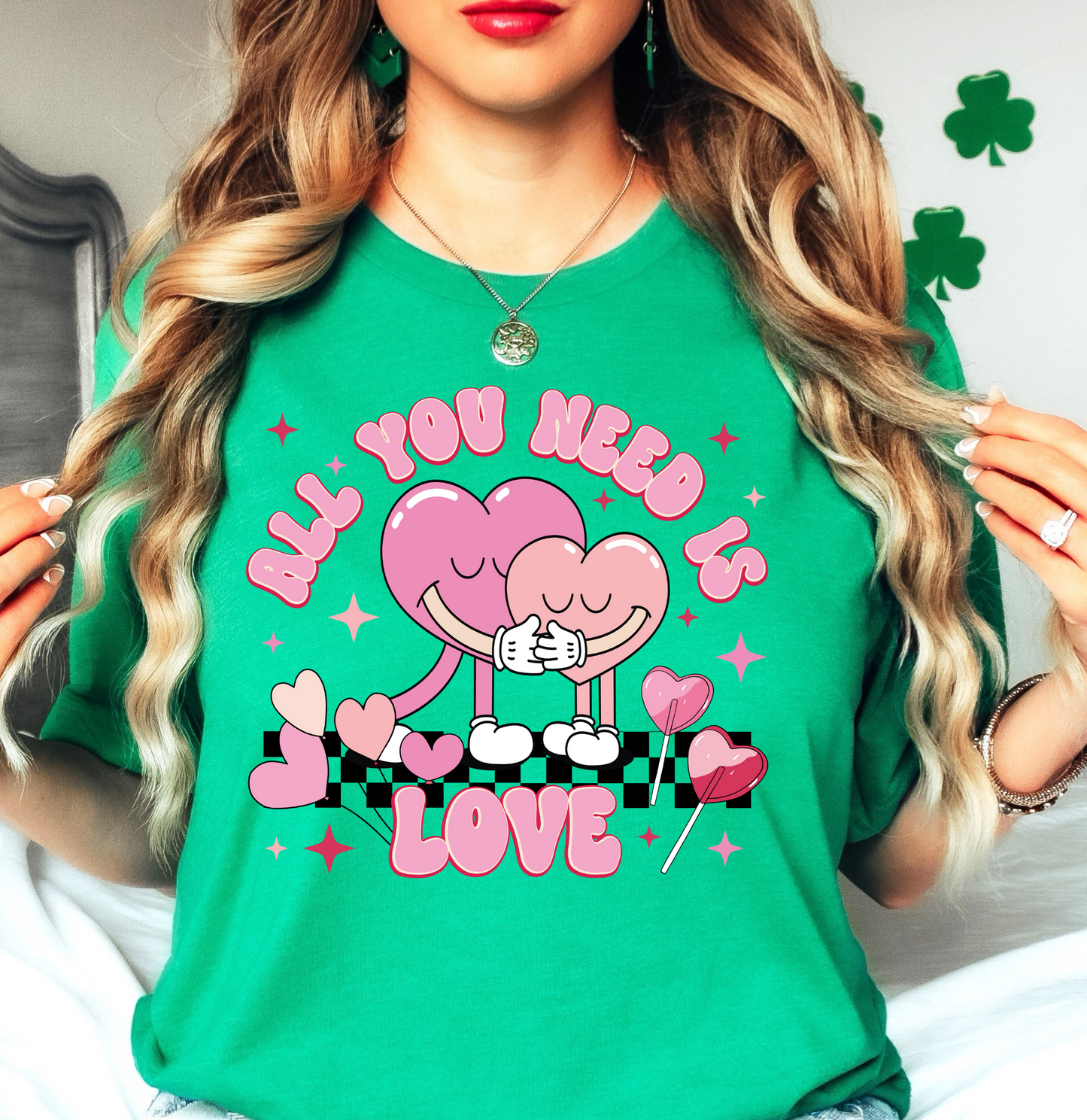 All You Need Is Love Tee | XoXo Love Collection | Unisex Pre-Shrunk T-Shirt