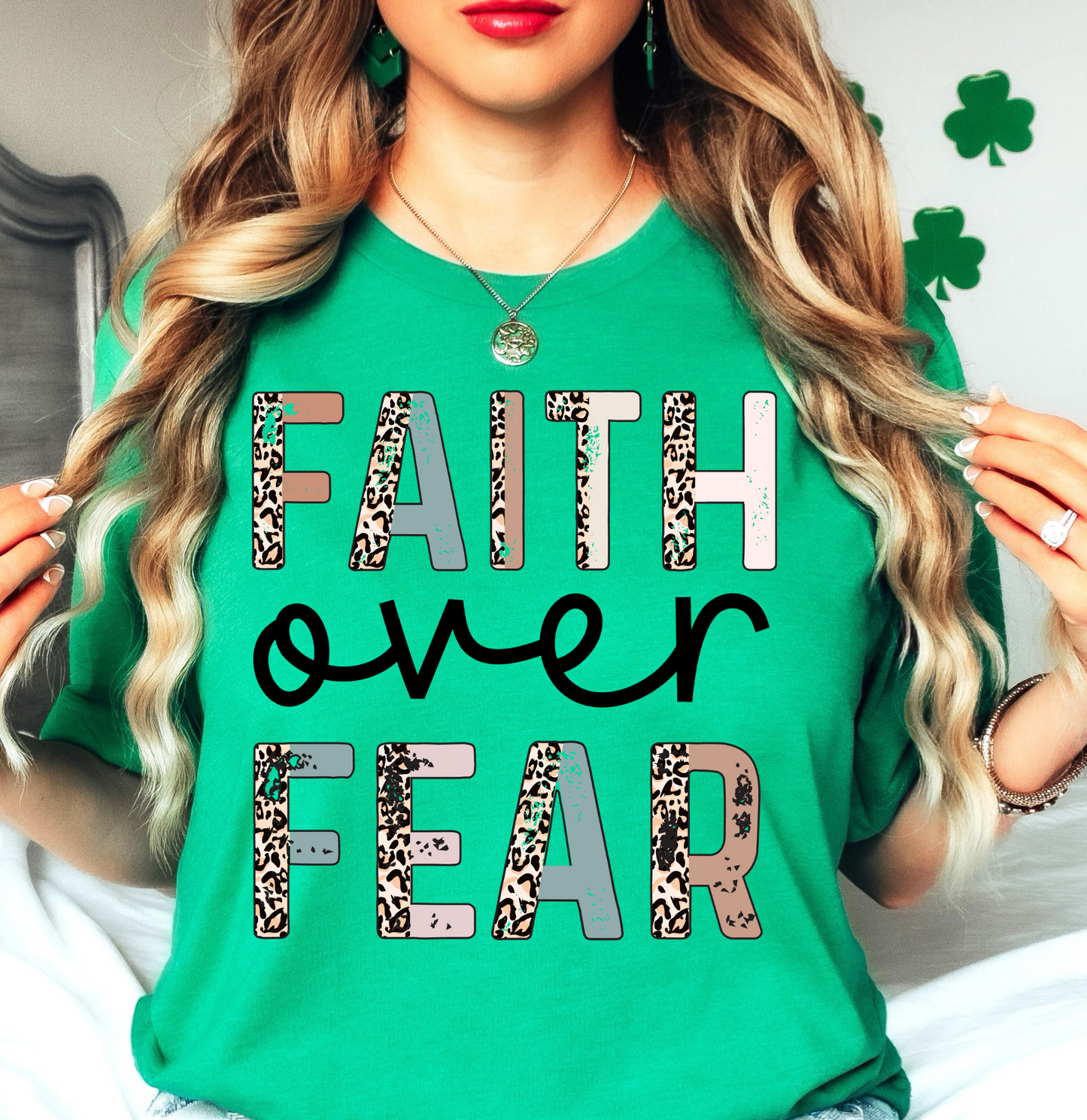 Faith Over Fear Tee | Walk By Faith Collection | Unisex Pre-Shrunk T-Shirt