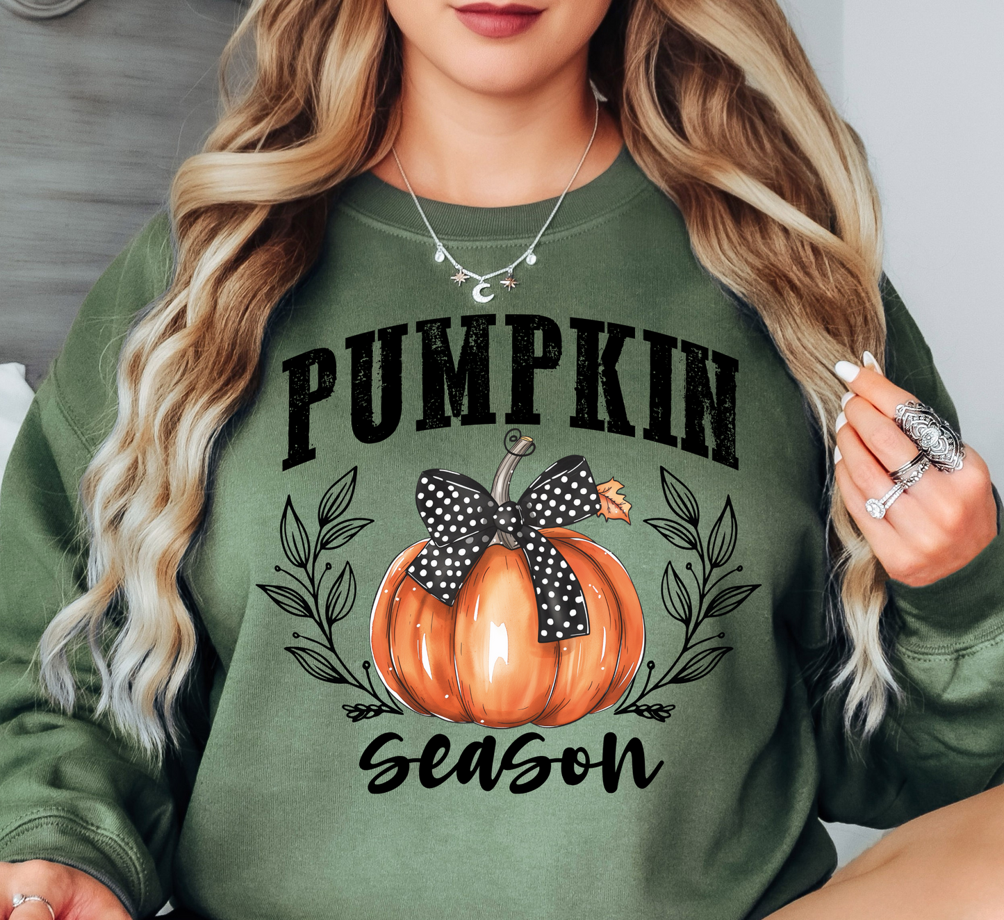 Pumpkin Season Sweatshirt | Falling For You Collection | Unique Gifts for Family Friends