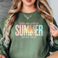 Summer Never Ends Sweatshirt | Beach Breeze Collection | Unique Gifts for Family Friends