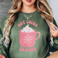 Hot Cocoa Season Sweatshirt | Frosty Chic Collection | Unique Gifts for Family Friends