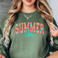 Tropical Summer Vibes Sweatshirt | Beach Breeze Collection | Unique Gifts for Family Friends