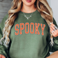 Spooky Varsity Sweatshirt | Boo-tiful Vibes Collection | Unique Gifts for Family Friends