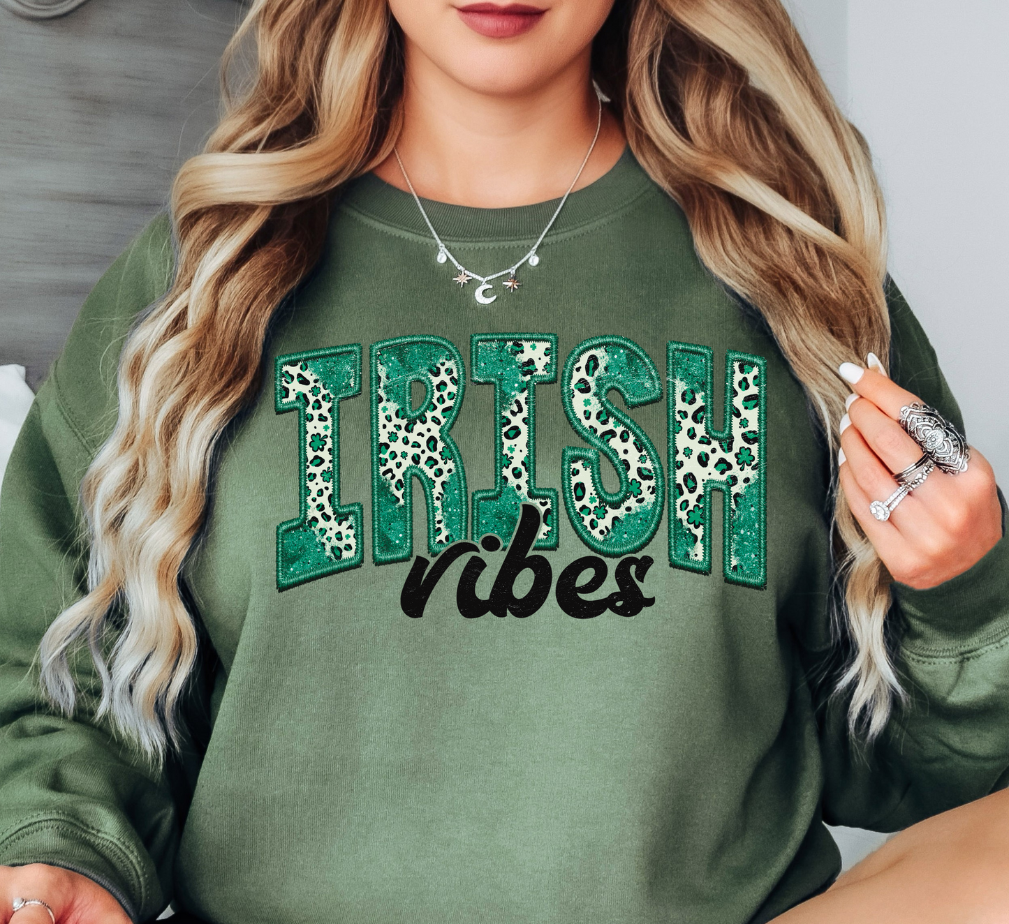 Irish Vibes Sweatshirt | Feeling Lucky Collection | Unique Gifts for Family Friends