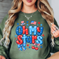 Oh My Stars Sweatshirt | Stars and Stripes Collection | Unique Gifts for Family and Friends