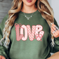 Preppy Love Lace Sweatshirt | XoXo Love Collection | Unique Gifts for Family Friends