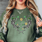 Dancing Skeleton Heart Sweatshirt | Feeling Lucky Collection | Unique Gifts for Family Friends